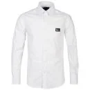 Le Breve Men's Italy Long Sleeved Shirt - White - S - Weiß Bild 1
