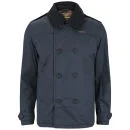 Ringspun Men's Duncs Borg Lined Peacoat - Navy - S - Marineblau Bild 1