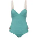 John Galliano Women's Mare Donna Swimsuit - Light Blue - 14 - Hellblau Bild 1