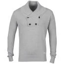 Crosshatch Men's Nareso Jumper - Light Grey Marl - S - Hellgrau meliert Bild 1