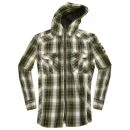 Brave Soul Men's Piaget Hooded Shirt - White - S - Weiß Bild 1