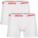 Levi's Men's 2-Pack Boxer Shorts - White - S - Weiß Bild 1
