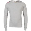 Brave Soul Men's Hector Sweatshirt - Grey Marl - S - Grau meliert Bild 1