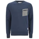 Boxfresh Men's Halle Sweatshirt - Navy Marl - S - Blau Bild 1