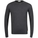 Boxfresh Men's Gafna 14 Gauge Crew Neck Sweater - Charcoal - S - Dunkelgrau Bild 1
