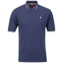 Fenchurch Men's Costner Polo Shirt - Navy - S - Marineblau Bild 1