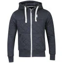 Crosshatch Men's Clatcher Hooded Sweatshirt Jacket - Navy Marl - S - Dunkelblau meliert Bild 1