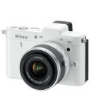 Nikon 1 V1 Compact System Camera with 10-30mm Lens Kit - White (10.1MP) 3 Inch LCD Bild 1