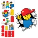 LEGO: Maxi Wall Stickers (Large) Bild 1