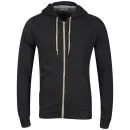 Brave Soul Men's Adrian Hooded Zip Through Sweatshirt - Charcoal - S - Dunkelgrau Bild 1