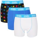 Joystick Junkies Men's 3-Pack Boxers - Blue/White - S - Stretch Limo/Blue/White Bild 1