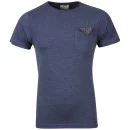 Boxfresh Men's Lazarro T-Shirt - Navy Marl - S - Dunkelblau meliert Bild 1