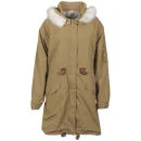 VILA Luxe Women's Bilo Parka - Mustard - XS - Senf Bild 1