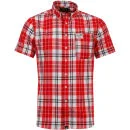 Boxfresh Men's Capito Shirt - Large Red Check - S - Large Red Check Bild 1