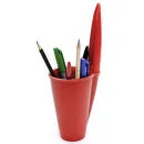 Pen Lid Shaped Pen Holder - Red Bild 1