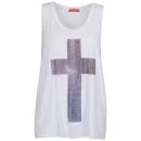 Influence Women's Plain Galaxy Cross Vest - white - S-M - Weiß Bild 1