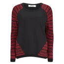 Only Women's Annabell Contrast Jumper - Cherry - UK 6 - Rot Bild 1