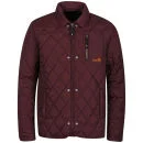 Boxfresh Herren Bacciverous Gesteppte Jacke - Burgunderrot - S - Cordovan Bild 1