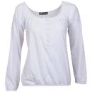Brave Soul Women's Marcia Top - White - S - Light Taupe Bild 1