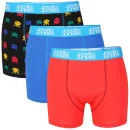 Joystick Junkies Men's 3-Pack Boxers - Red/Blue - S - Stretch Limo/Red/Blue Bild 1