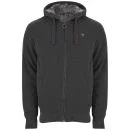 Ringspun Men's Greylock Zip Through Hoody - Charcoal Marl - S - Charcoal Marl Bild 1