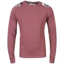 Brave Soul Men's Hector Sweatshirt - Red Marl - S - Red Marl Bild 1