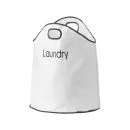 Premier Housewares Dual Handled Laundry Bag - White Bild 1