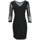 Vero Moda Women's Elif Sheer Sleeve Dress - Black - XS/UK 6 - Schwarz Bild 1