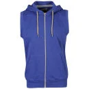 Brave Soul Herren Colombob Ärmellos Kapuzen Sweatshirt - Blau - S - Blau Bild 1