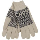 Crosshatch Men's Northstar Knitted Gloves - Ecru/Navy - Eine Größe - Ecru/Navy Bild 1