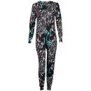 Influence Women's Neon Print Onesie - Multi - S-M - Bunt Bild 1