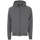 Ringspun Men's Greylock Zip Through Hoody - Grey Marl - S - Grau meliert Bild 1