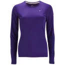 Nike Miler langärmliges Laufoberteil für Frauen - Lila - XS/UK 4-6 - Violet Bild 1
