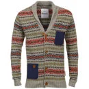 Humor Men's Suida Argyle Cardigan - Grey Multi - S - Grau Bild 1
