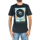Rip Curl Men's Tropical Paradise Short Sleeve T-Shirt - Black - S - Schwarz Bild 1
