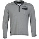 Kangol Men's Trans Jersey Long Sleeved T-Shirt - Grey Marl - S - Grau meliert Bild 1