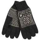 Crosshatch Men's Northstar Knitted Gloves - Black/Ecru - Eine Größe - Black/Ecru Bild 1