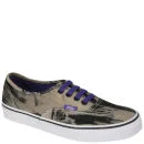 Vans Authentic Canvas Trainers - Acid Denim Black - 3 - (Acid Denim) black Bild 1