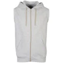 Brave Soul Men's Colombob Sleeveless Hooded Sweatshirt - Cream - S - Cream Bild 1
