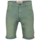 Brave Soul Men's Venice Denim Shorts - Green - S - Grün Bild 1