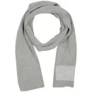 Crosshatch Men's Plush Knitted Rib Scarf - Grey Marl Bild 1