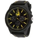 Crosshatch: Men's Case Watch - Black/Yellow Bild 1