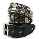 Lowlife Men's Grip Metal Belt - Black/Gunmetal - S - Black/Gunmetal Bild 1