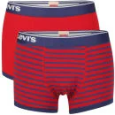 Levi's Men's Lucas 2-Pack Boxer Shorts - Navy/Red - S - Bunt Bild 1