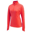 Saucony Women's Omni Drylete Half Zip Running Top - ViziPro/Electric Pink - XS - Vizipro/Electric Pink Bild 1