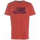 Animal Men's Loggs Graphic T-Shirt - Lava Red - S - Rot Bild 1
