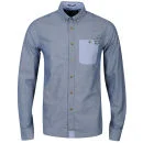 Weekend Offender Men's Strangbred Shirt - Blue - S - Blau Bild 1