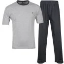 Pierre Cardin Men's Plain Loungewear - Grey - S - Grey Top/Dark Grey Pants Bild 1