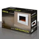 Wall Mounted Mirrored Fire with Pebble Bild 1