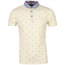 Brave Soul Men's Empire Polo Shirt - Ecru - S - Ecru Bild 1